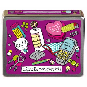 Boîte à bazar dlpL "CHERCHE PAS C'EST LA !"