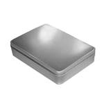 BOITE EN METAL POUR LES TIMBRES 118 x 87 x 25 mm