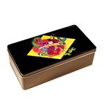 BOITE DE RANGEMENT EN METAL AVENUE OF THE STARS " BRAZIL VINTAGE "