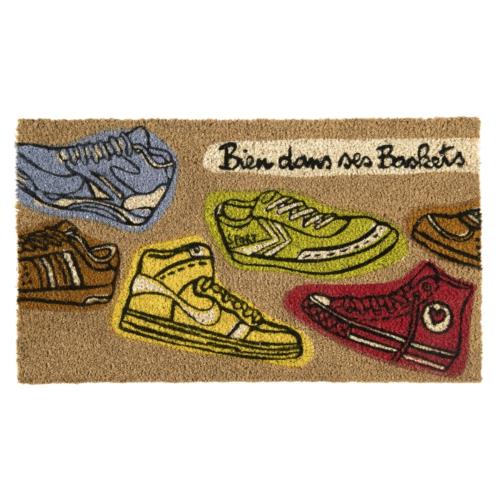 Paillasson dlp en coco/pvc - Bien dans ses baskets