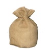 SAC EN TOILE DE JUTE NATUREL d12.5x22 cm