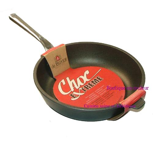 SAUTEUSE CHOC EXTREME DE BUYER, ANTIADHESIVE 24 cm