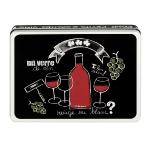Boîte dlp garnie pour le vin - Un verre de vin