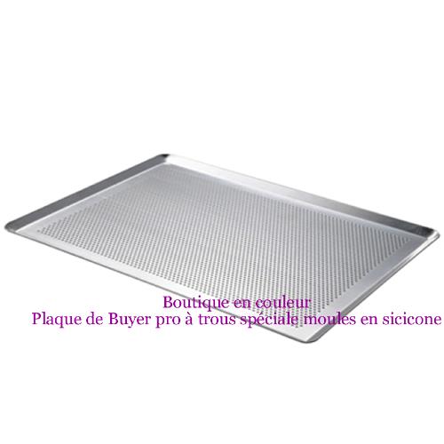 PLAQUE DE CUISSON DE BUYER PERFOREE EN ALUMINIUM 40x30cm