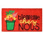 Paillasson derrière la porte - bienvenue chez NOUS