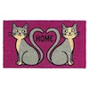 PAILLASSON COCO/PVC DERRIERE LA PORTE "HOME CHATS" 