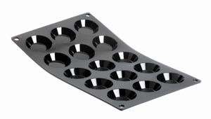 DE BUYER MOULE EN SILICONE MOUL'FLEX "15 MINI TARTELETTES"