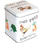 INCIDENCE BOITE DE RANGEMENT EN METAL GOURMET POUR LES BOUILLONS