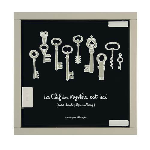DERRIERE LA PORTE ARMOIRE A CLE "MYSTERE NOIR" 