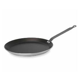 POÊLE A CRÊPES CHOC RESTO INDUCTION DE BUYER, ALUMINIUM REVETU 26 cm