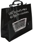 INCIDENCE SAC CABAS  SHOPPING " C'EST TOUJOURS MOI QUI FAIT LES COURSES "
