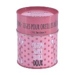 Derrière la porte, boite à bâtonnets et coton tiges : extra doux