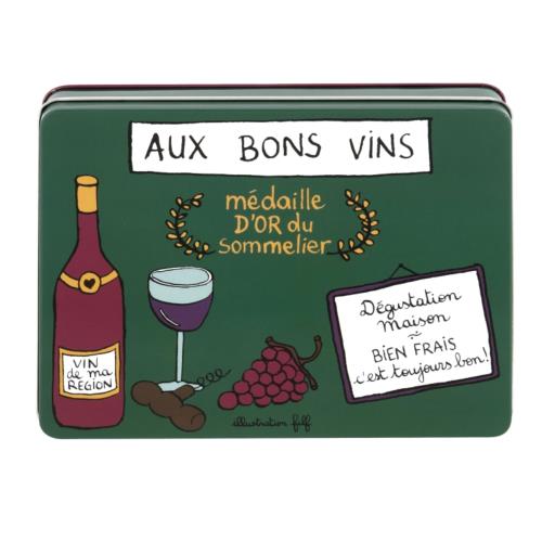 Boîte dlp garnie pour le vin - Médaille d'or
