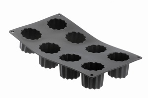 DE BUYER MOULE EN SILICONE MOUL'FLEX "8 CANELES BORDELAIS"