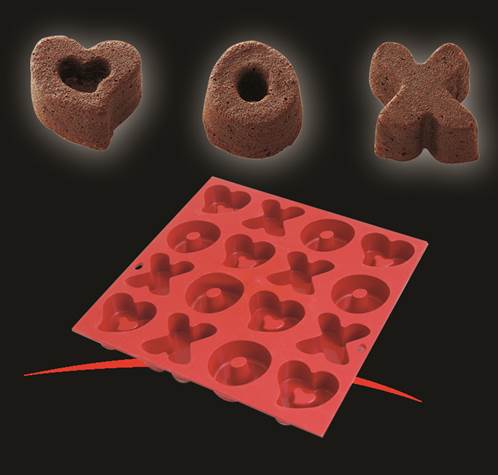 DE BUYER MOULE EN SILICONE MOUL'FLEX "16 PETITS GATEAUX"