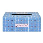 BOITE DE RANGEMENT POUR LES MOUCHOIRS "A VOS SOUHAITS BLEU" Style des Petits mouchoirs