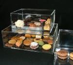 Boîte de pâtisserie en plexiglas  24 x18 x 8 cm