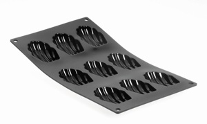 DE BUYER MOULE EN SILICONE MOUL'FLEX "9 MADELEINES"