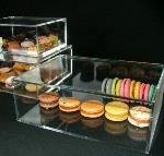 Boîte de pâtisserie en plexiglas  24 x18 x 8 cm