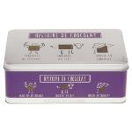 INCIDENCE BOITE DE CUISINE POUR LE CHOCOLAT COLLECTION HISTOIRE  