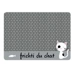 DLP TAPIS + GAMELLE POUR LE CHAT " KIKI FRICHTI "