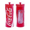 BOITE DE RANGEMENT POUR LES PAILLES " COCA COLA LOGO " AVENUE OF THE STARS 