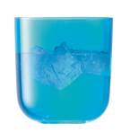 4 VERRES GOBELET CENTRO TURQUOISE