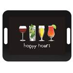 INCIDENCE PLATEAU AVEC POIGNEES "HAPPY HOURS"