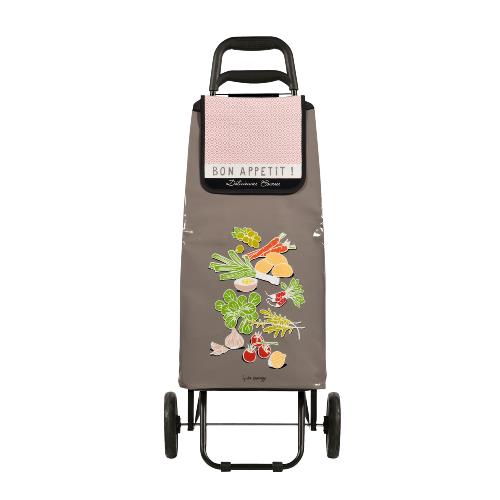 CHARIOT DE COURSES  DERRIERE LA PORTE "BON APPETIT"