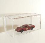 VITRINE MURALE EN PLEXIGLAS POUR VOITURES MINIATURES 16.3 cm X 7.8 cm X 7.8 cm