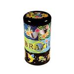 BOITE DE RANGEMENT EN METAL AVENUE OF THE STARS " BRAZIL FIESTA "