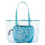 Cabas et trousse derrière la porte - filet