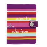 PORTE CARTES FOLK BAYADERE ROSE DLP