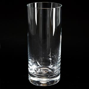 6 verres tube en petit cristal 
